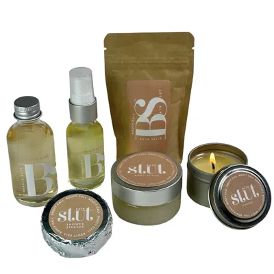 Bath Slut Neutrals Bath & Body Care Gift Set - Booty Call - Grapefruit In Red