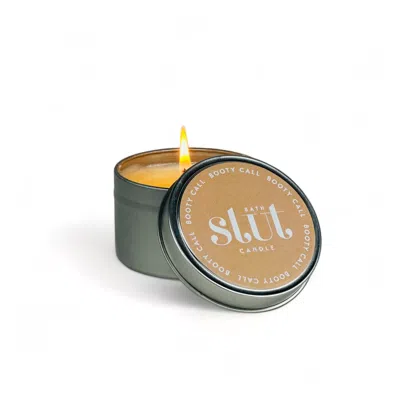Bath Slut Neutrals Booty Call Soy Wax Candle - Grapefruit In Red