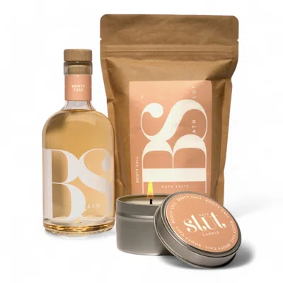 Bath Slut Neutrals Ménage À Trois Sexy Self-care Bundle - Booty Call - Grapefruit
