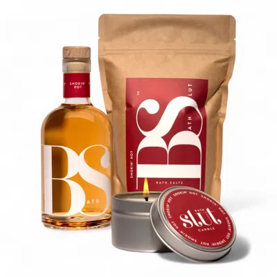 Bath Slut Red Ménage À Trois Sexy Self-care Bundle - Smokin Hot - Sweet Ginger