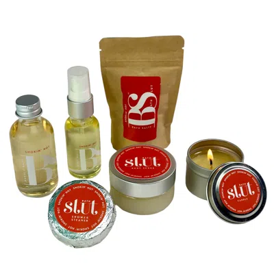 Bath Slut Red Smokin' Hot Bath & Body Self-care Kit - Jasmine In Multi