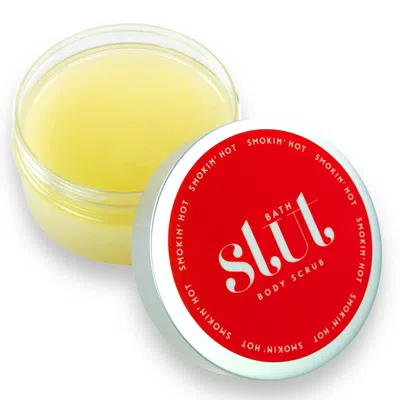 Bath Slut Red Smokin' Hot Dead Sea Salt Exfoliating & Nourishing Body Scrub - Jasmine
