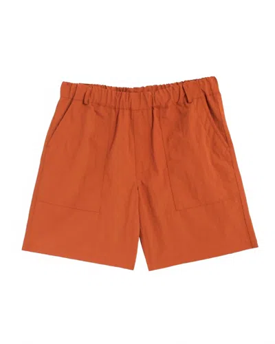 Bather Men's Utility Camp Short In Squash In Orange