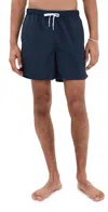 Bather Midnight Crescendo Swim Trunks 5 Navy In Navy