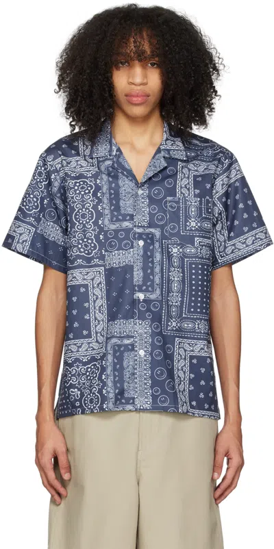 Bather Navy Bandana Shirt