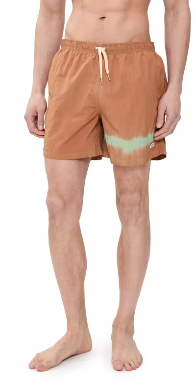 Bather Overdyed Swim Trunks 5.5 Madder Blue