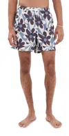 Bather Pastel Daisy Trip Swim Trunks 5 Blue In Blue