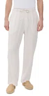 Bather Pearl Linen Leisure Pants Natural In Natural