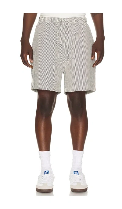 Bather Pinstripe Leisure Short In Blue