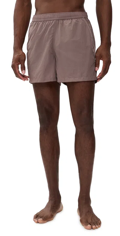 Bather Rose Contrast Modern Trunks Mauve In Neutral