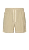 Bather Sand Terry Tour Shorts In Neutral