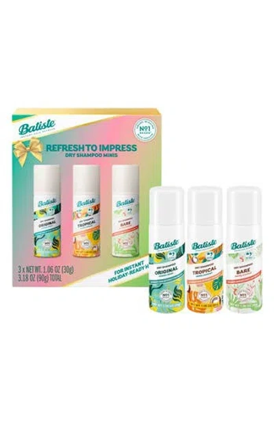 Batiste Refresh & Go Dry Shampoo Minis Set In Transparent