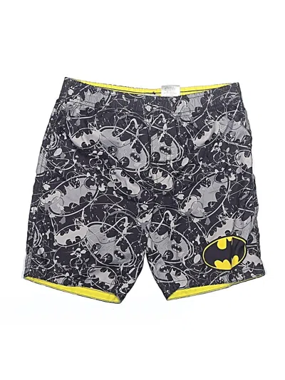 Pre-owned Batman Kids' Board Shorts In Gray