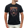 Batman Lightning Logo  Graphic T-shirt In Black