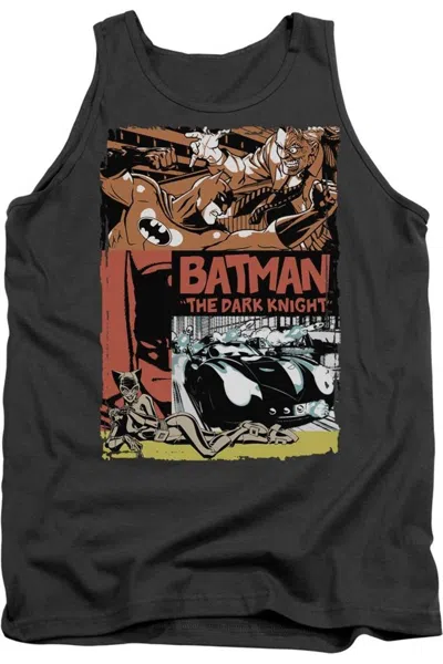 Batman Old Movie Poster Adult Tank Top In Black