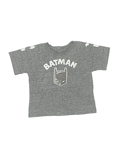 Pre-owned Batman Babies' Short Sleeve T-shirt In Gray