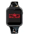 Batman Unisex Black Silicone Strap Smart Watch In Black
