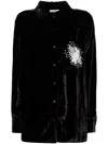 Batsheva Button Fastening Shirt In Black