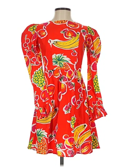 Pre-owned Batsheva Cocktail Dress In Red