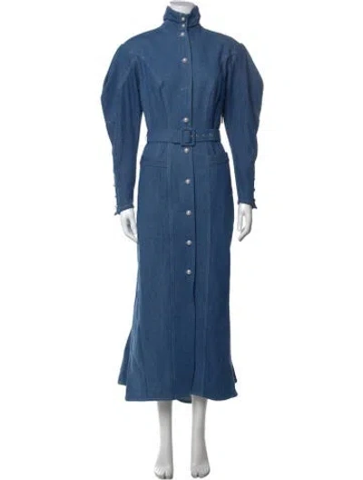 Pre-owned Batsheva Long Dress In Blue