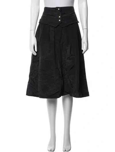 Pre-owned Batsheva Midi Length Skirt In Blue