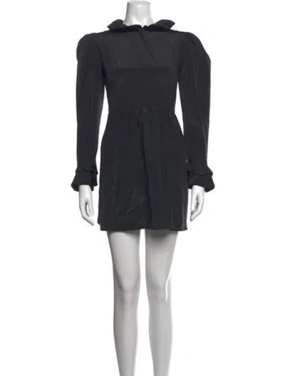 Pre-owned Batsheva Mini Dress In Black