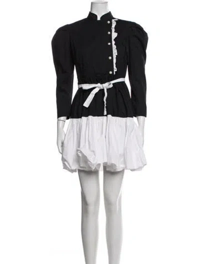 Pre-owned Batsheva Mini Dress In Black