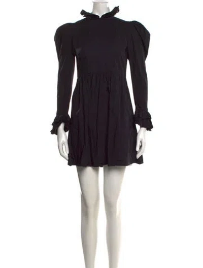 Pre-owned Batsheva Mini Dress In Black
