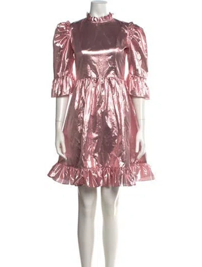 Pre-owned Batsheva Mini Dress In Pink