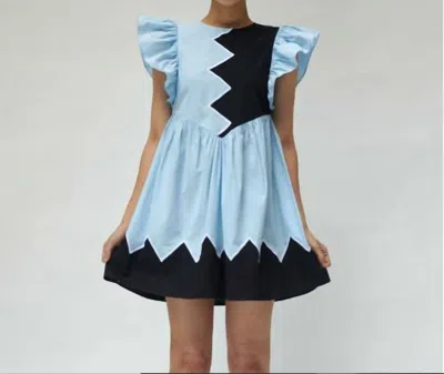 Batsheva Olive Dress In Powder Blue