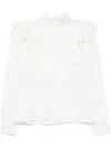 Batsheva Pêche Blouse In White