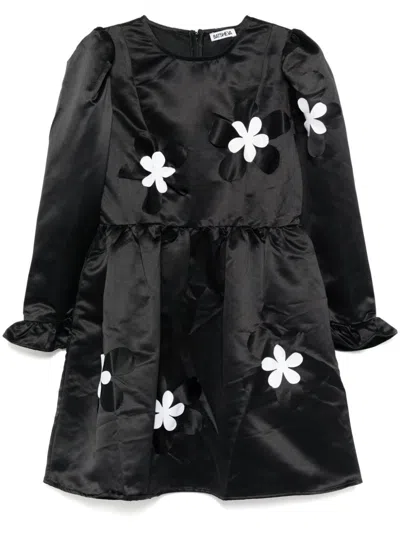 Batsheva Prairie Mini Dress In Black
