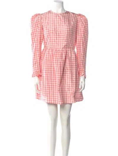 Pre-owned Batsheva Silk Mini Dress In Pink
