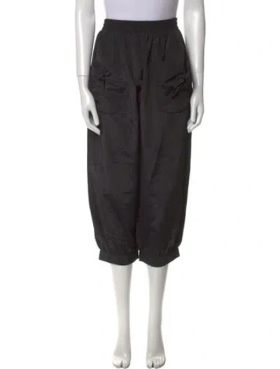 Pre-owned Batsheva Straight Leg Pants In Black