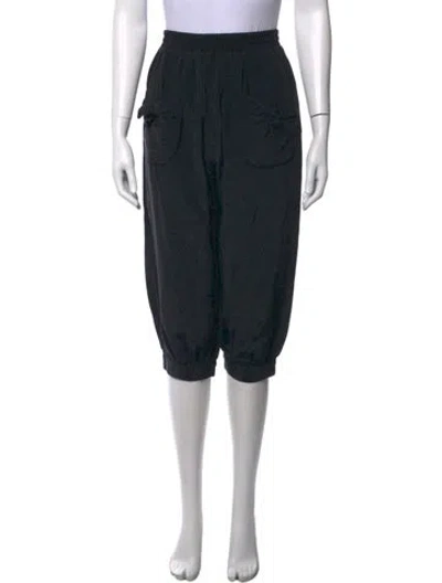Pre-owned Batsheva Wide Leg Pants In Black