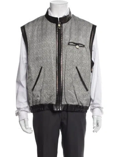 Pre-owned Battaglia Silk Vest In Neutral
