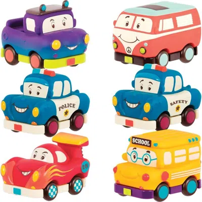 Battat Kids'  Mini Pull Back Vehicles In Multi