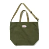 BATTENWEAR PACKABLE TOTE BAG IN RIPSTOP OLIVE DRAB AND TAN