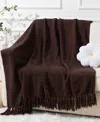 Battilo Herringbone Chenille Knit Throw, 50" X 60"