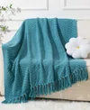 Battilo Herringbone Chenille Knit Throw, 50" X 60"