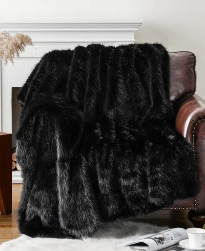 Battilo Lifestyle Faux Fur Throw, 50" X 60"