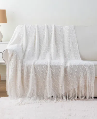 Battilo Texture Triple Zig-zag Lightweight Throw, 50" X 60"