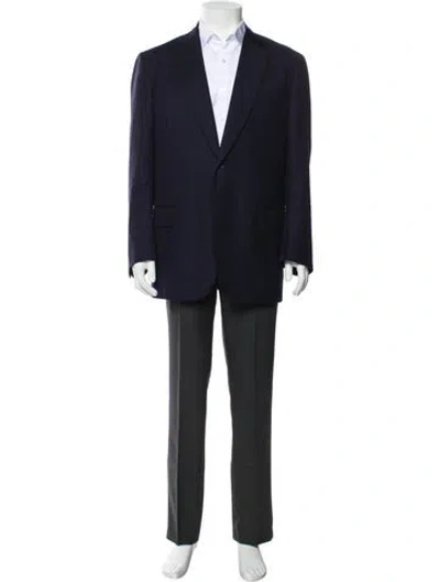 Pre-owned Battistoni Wool Blazer In Blue