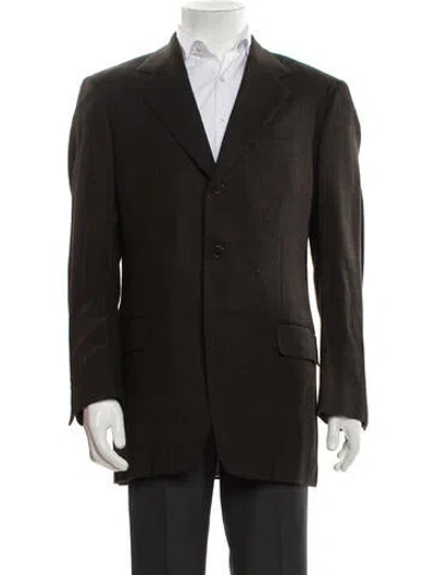 Pre-owned Battistoni Wool Sport Coat In Brown