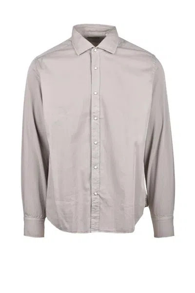 Baturo Beige Relaxed Shirt In Gray