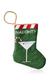 Bauble Stockings Naughty Stocking In Green