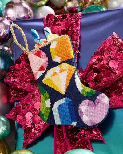 Bauble Stockings X Sainty Nelsen Cool Yule Jewel Mini Bauble Stocking In Multi