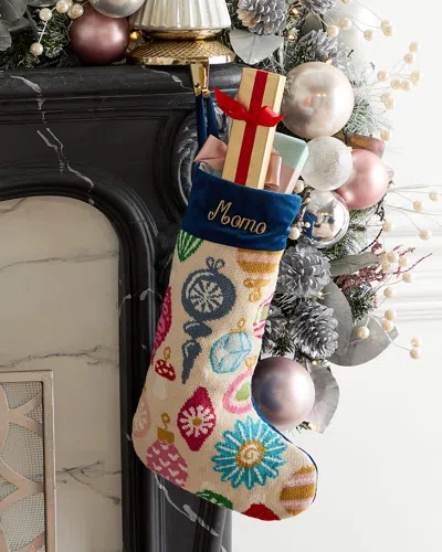 Bauble Stockings X Sainty Nelsen The Christmas Collector Stocking In Multi