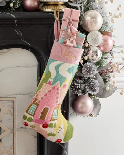 Bauble Stockings X Sainty Nelsen The Winter Wonderland Personalized Stocking In Animal Print