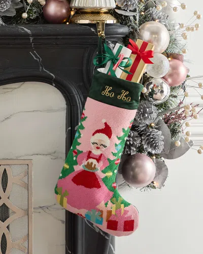 Bauble Stockings X Sainty Nelsen To My Mom, Mrs. Claus Christmas Stocking, Personalized In Multi
